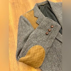 Vintage Harris Tweed Sport Coat Shooting Jacket